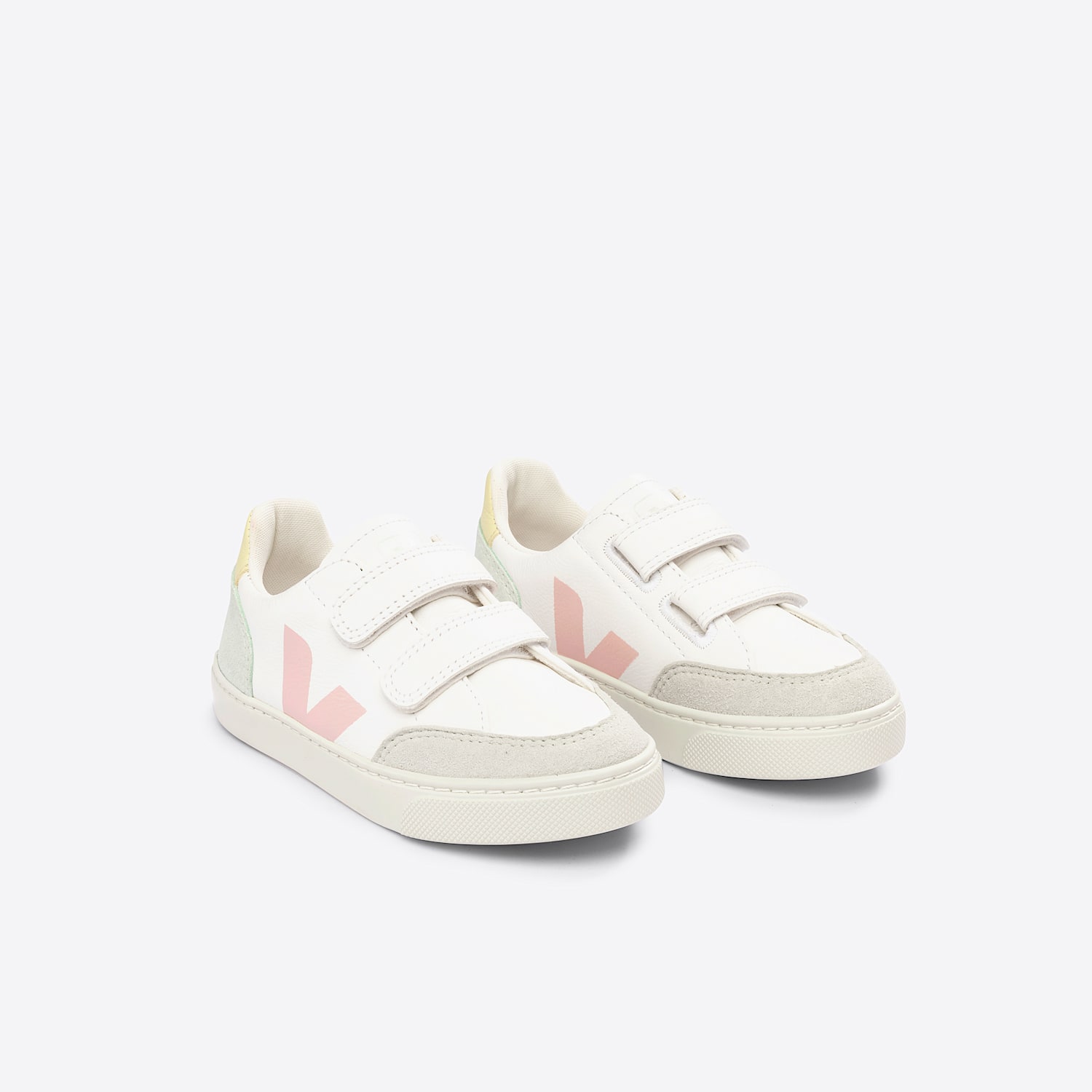Veja V-12 LEATHER WHITE MULTICO JADE