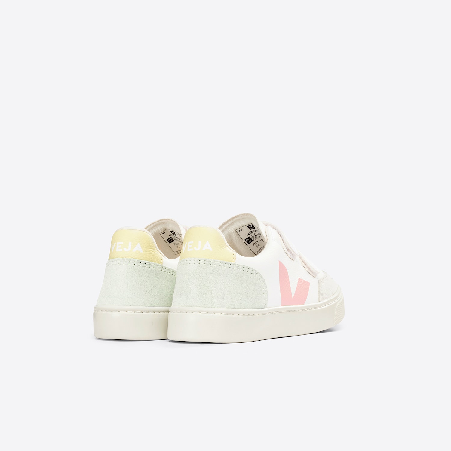 Veja V-12 LEATHER WHITE MULTICO JADE