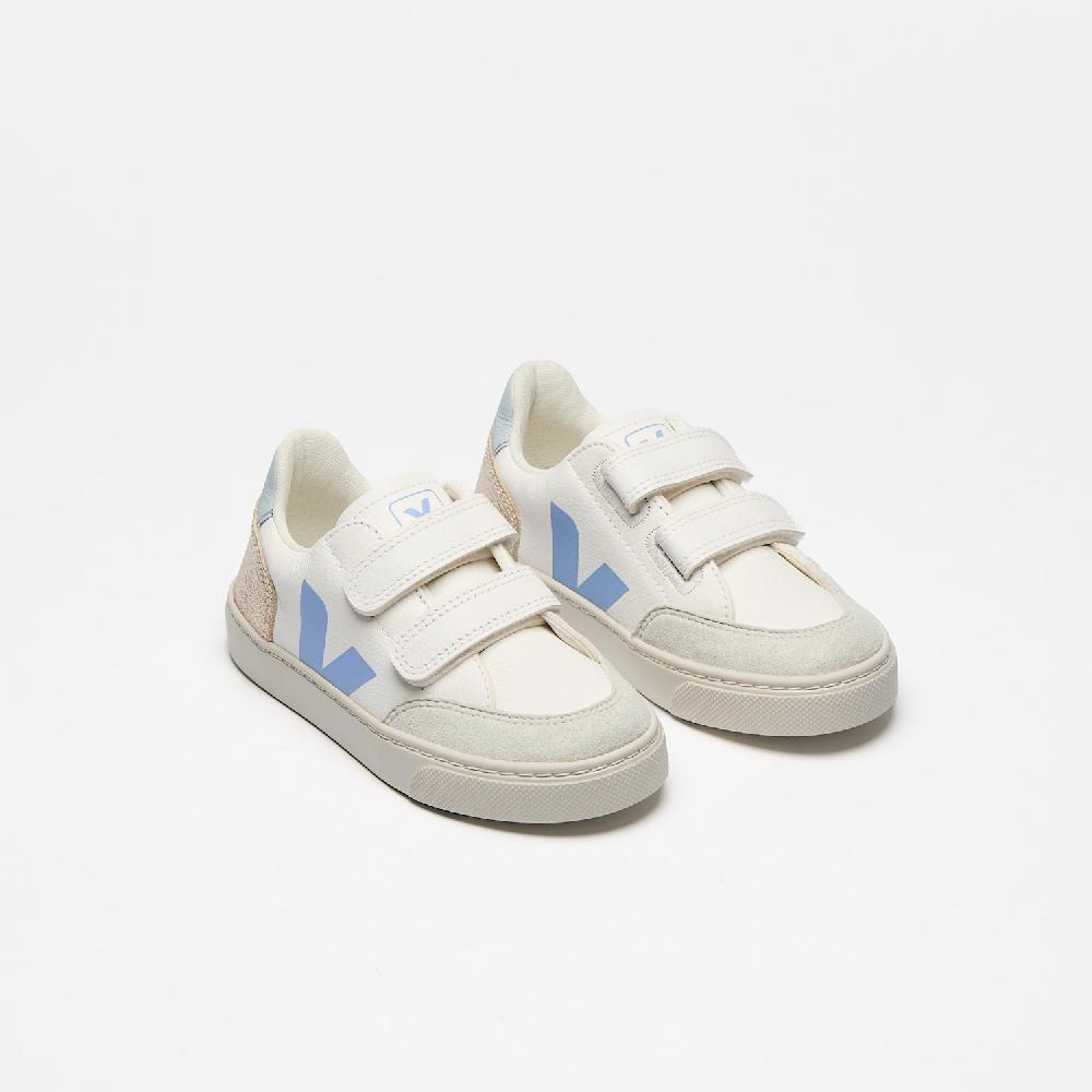 Veja V-12 LEATHER WHITE MULTICO OLYMPE