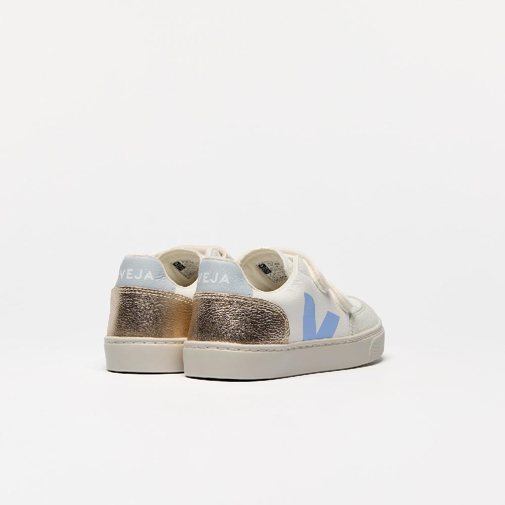 Veja V-12 LEATHER WHITE MULTICO OLYMPE