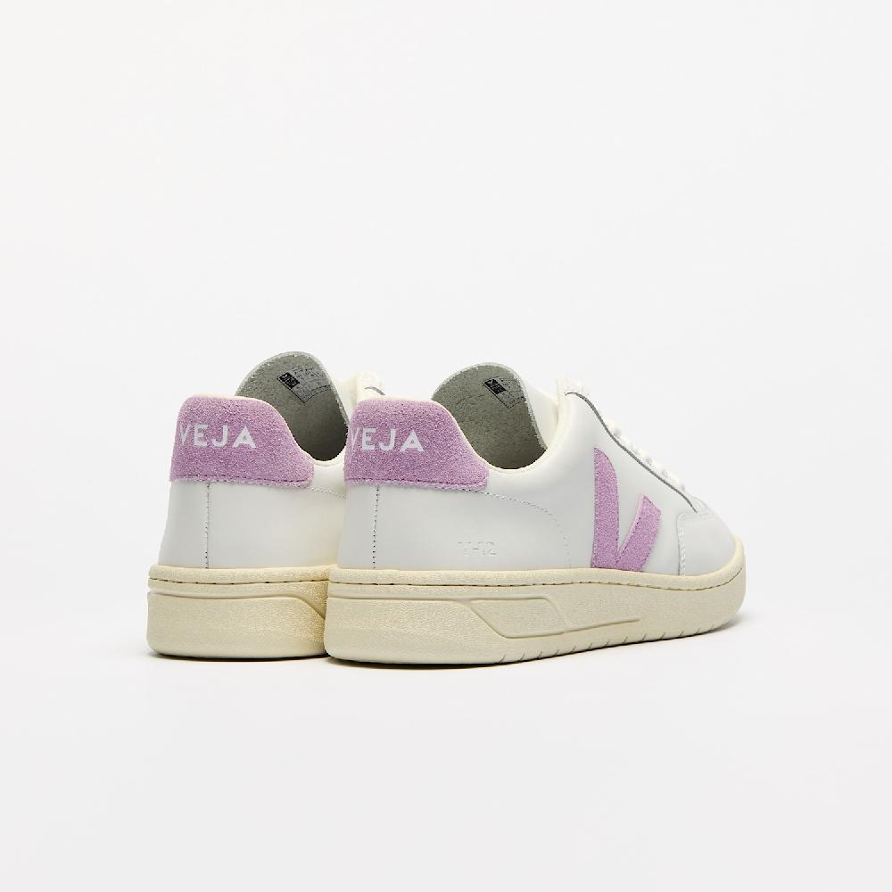 Veja V-12 LEATHER WHITE ORCHID