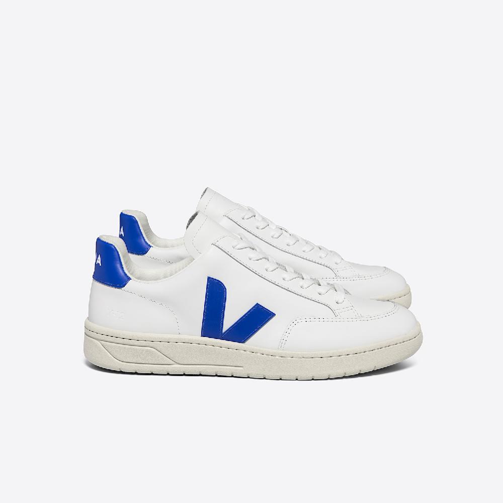 veja V-12 LEATHER WHITE PAROS