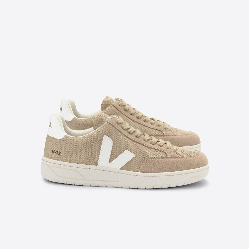 veja V-12 VEGAN ALVEOMESH DUNE WHITE
