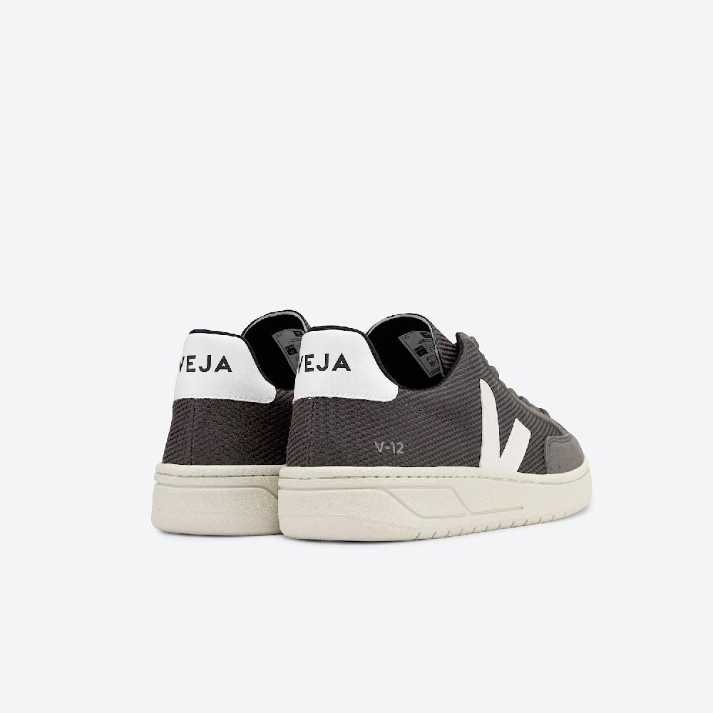 Veja V-12 VEGAN B-MESH GRAFITE WHITE