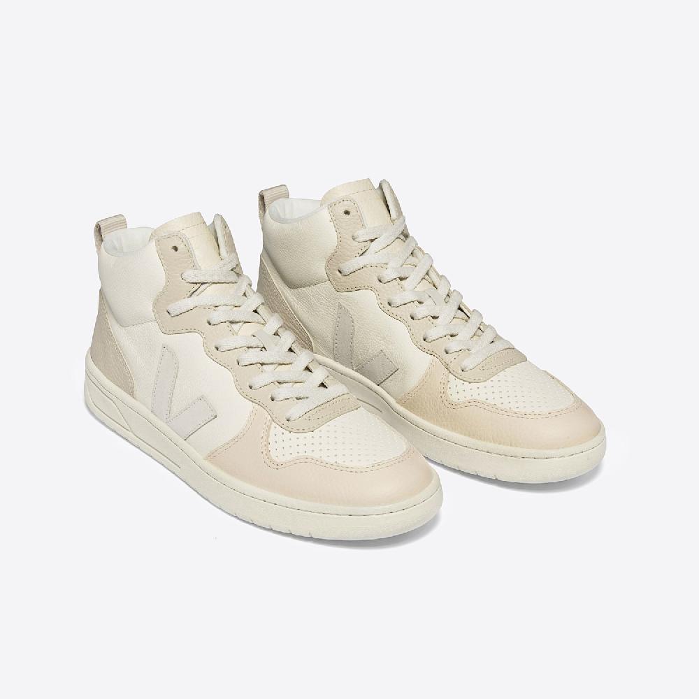 Veja V-15 LEATHER CASHEW PIERRE MULTICO