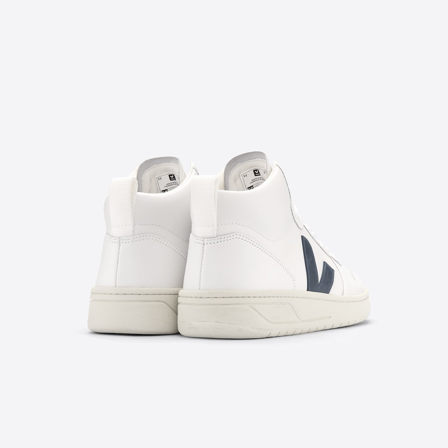 Veja V-15 LEATHER WHITE NAUTICO