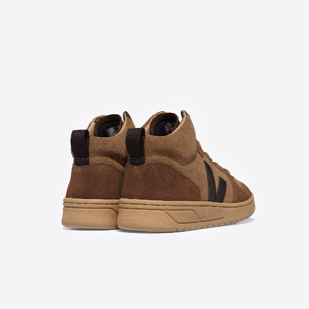 Veja V-15 SUEDE BROWN BLACK
