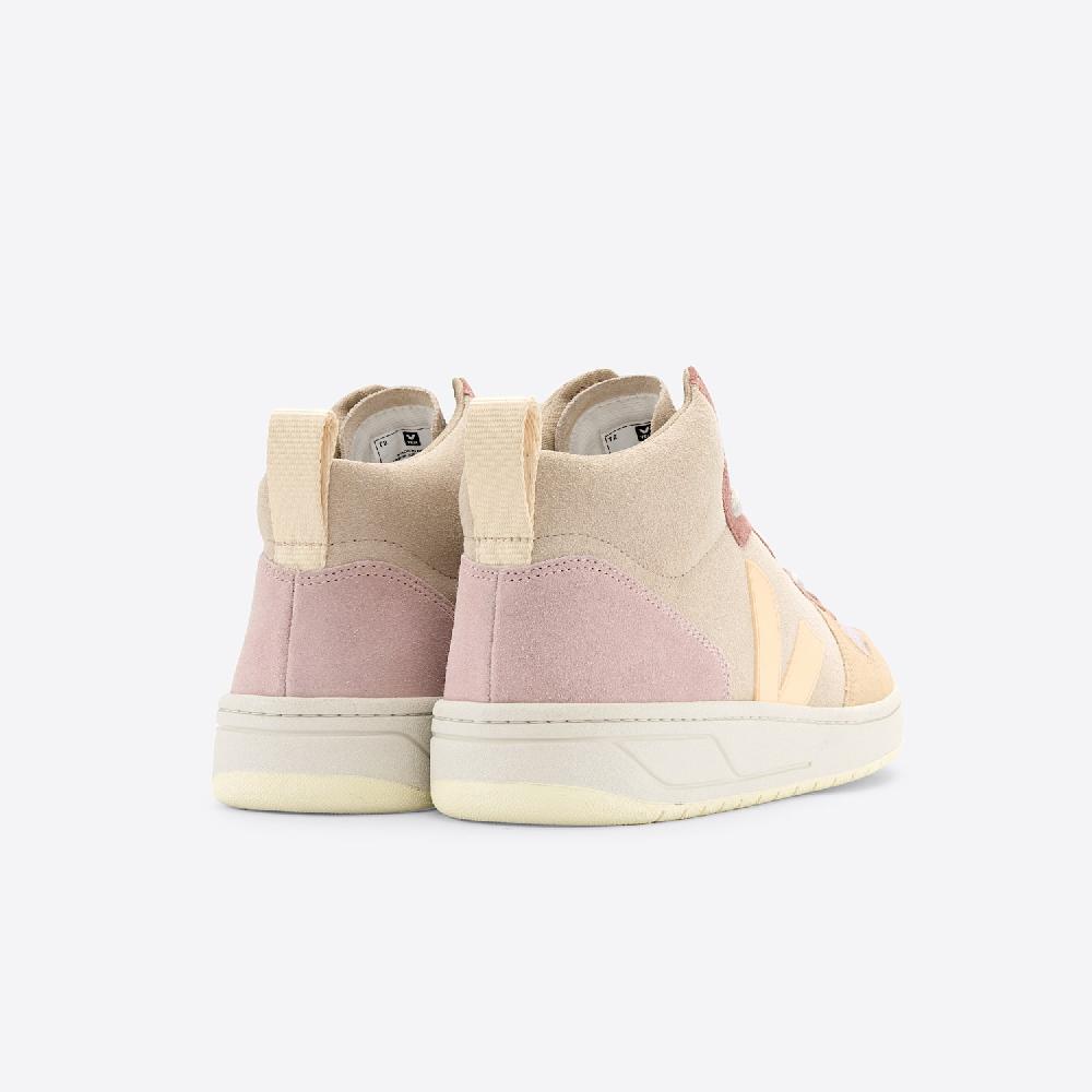 Veja V-15 SUEDE MULTICO PEACH