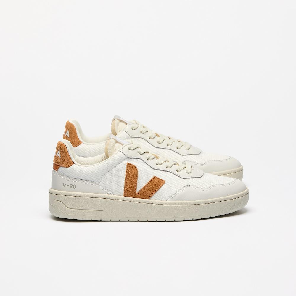 veja V-90 B-MESH WHITE UMBER