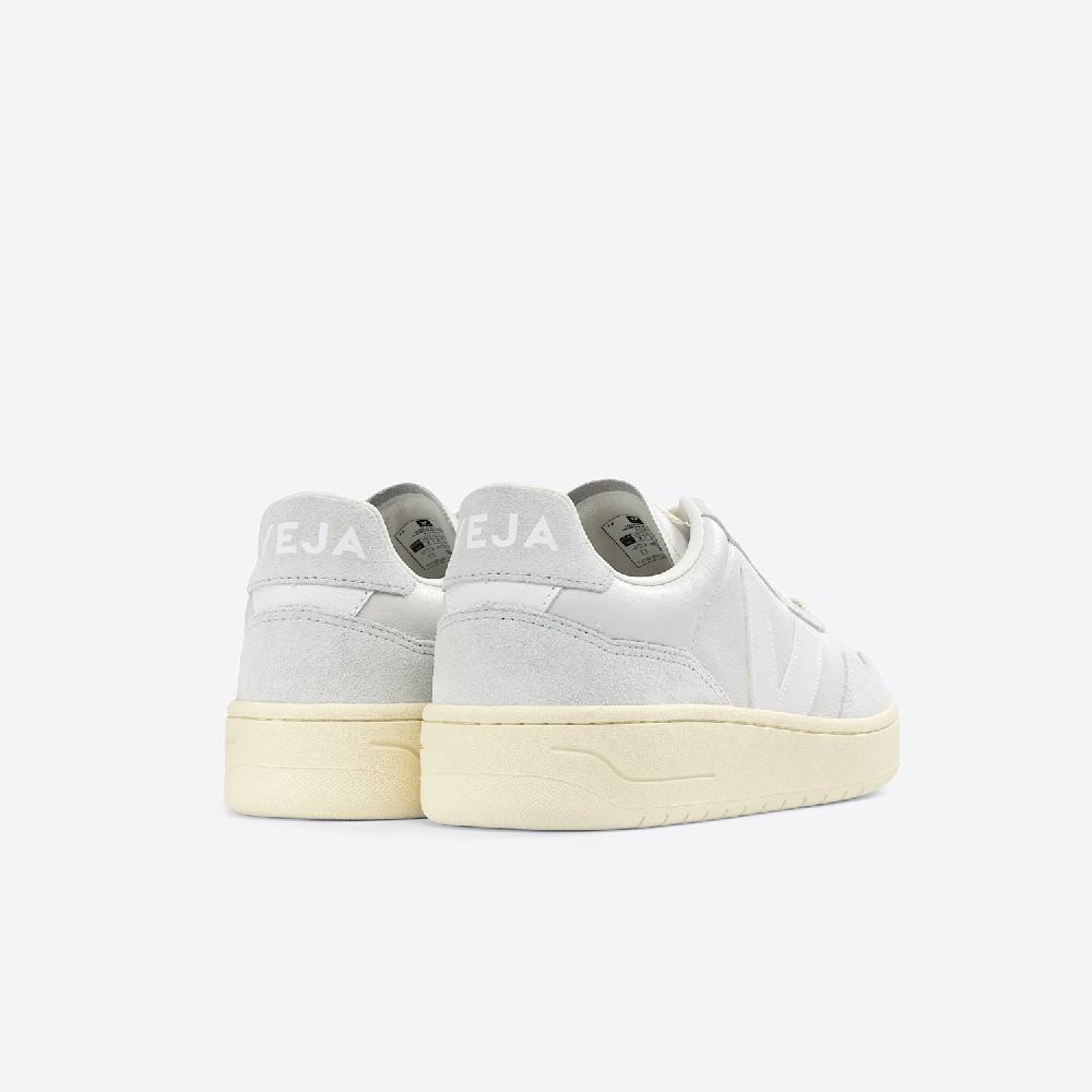 Veja V-90 LEATHER GRAVEL WHITE