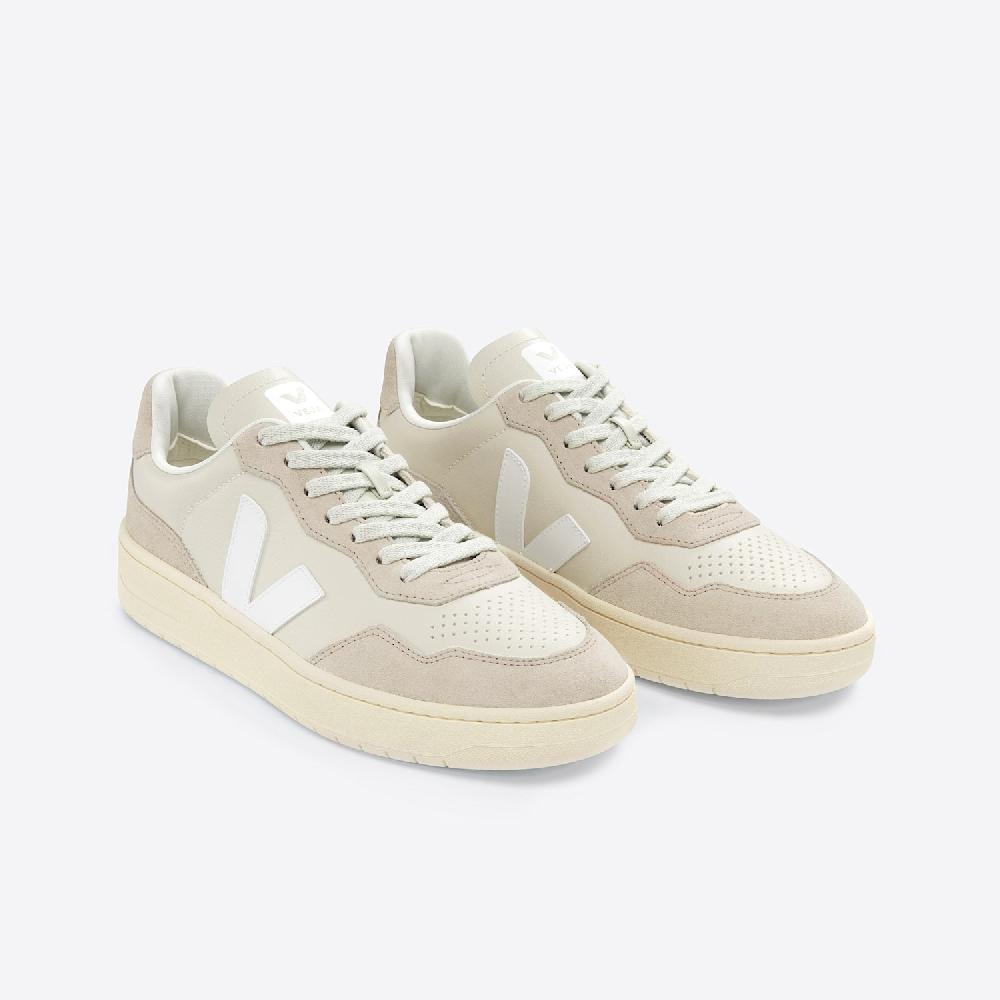 Veja V-90 LEATHER PIERRE WHITE