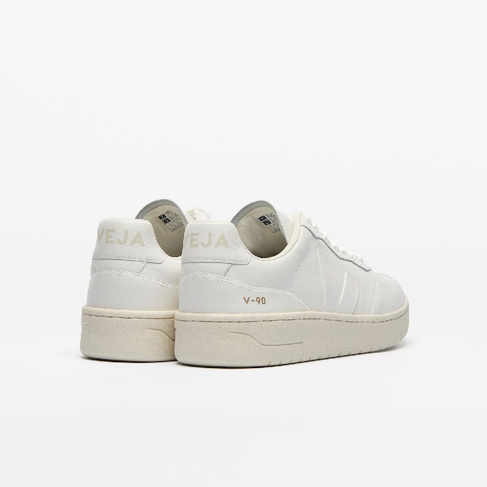 Veja V-90 LEATHER WHITE