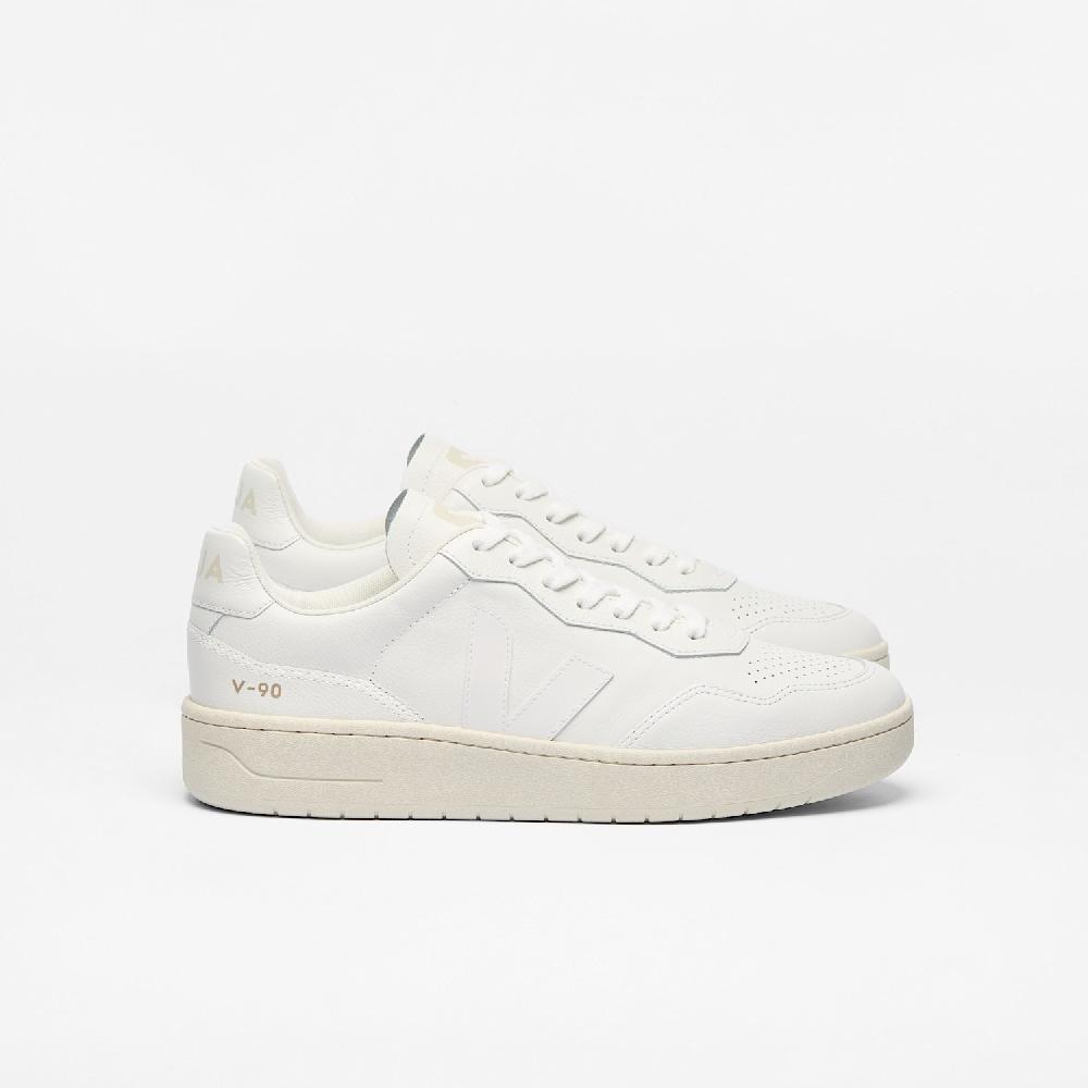 veja V-90 LEATHER WHITE