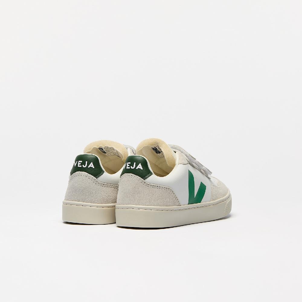 Veja V-90 LEATHER WHITE EMERAUDE