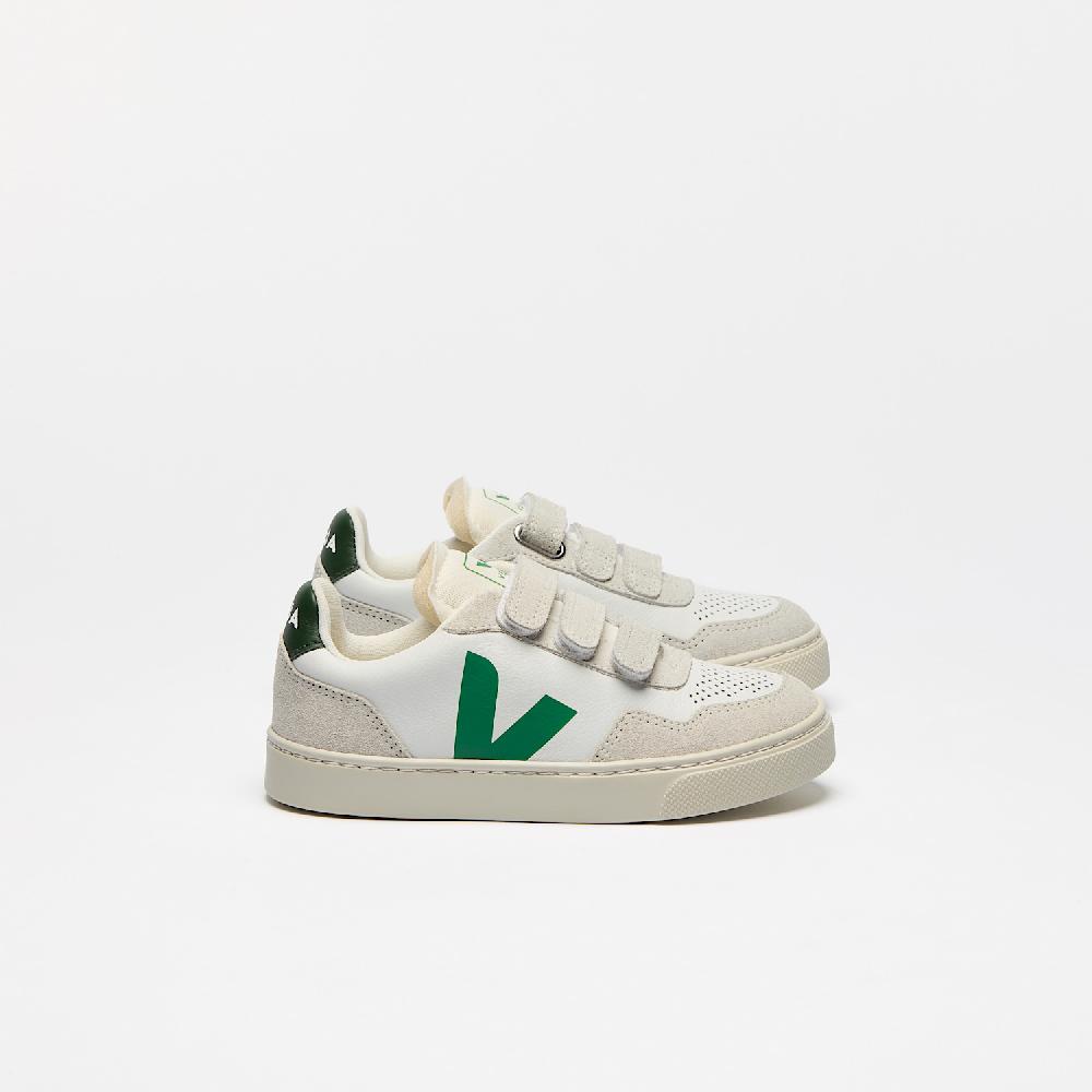 veja V-90 LEATHER WHITE EMERAUDE
