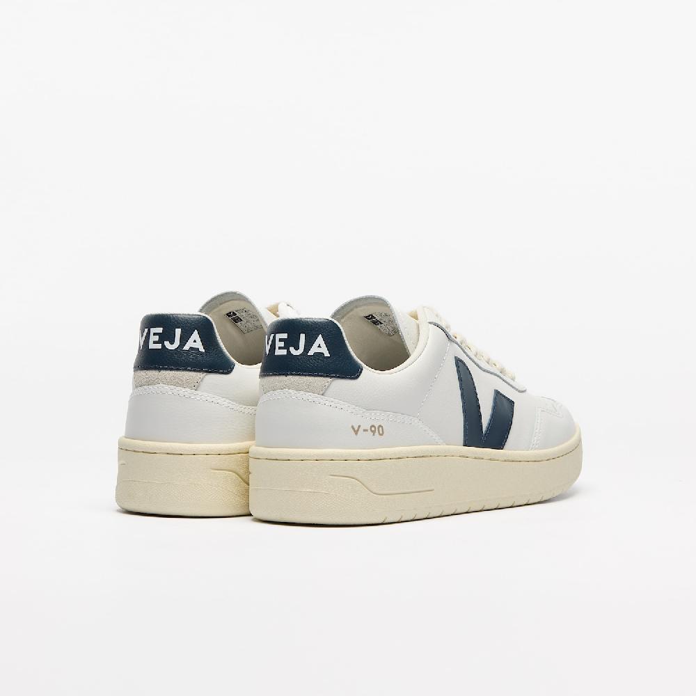 Veja V-90 LEATHER WHITE NAUTICO