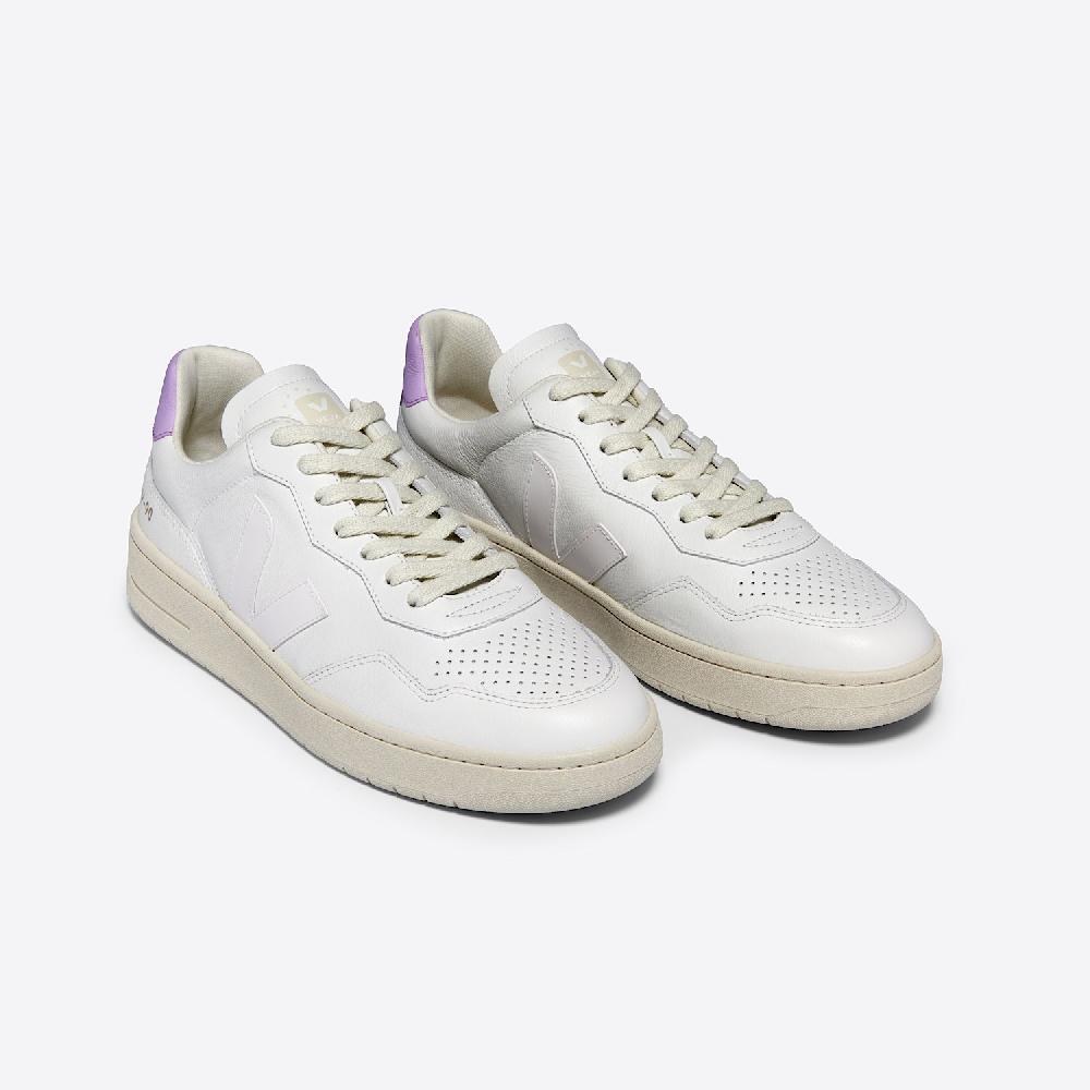 Veja V-90 LEATHER WHITE ORCHID