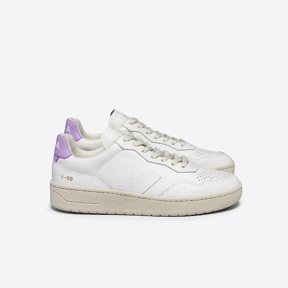 veja V-90 LEATHER WHITE ORCHID