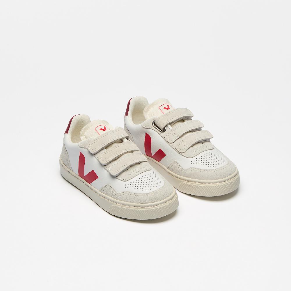 Veja V-90 LEATHER WHITE PEKIN