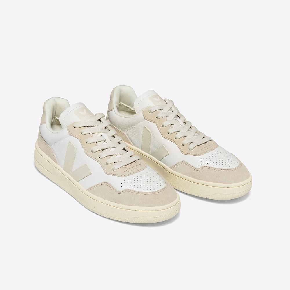 Veja V-90 LEATHER WHITE PIERRE
