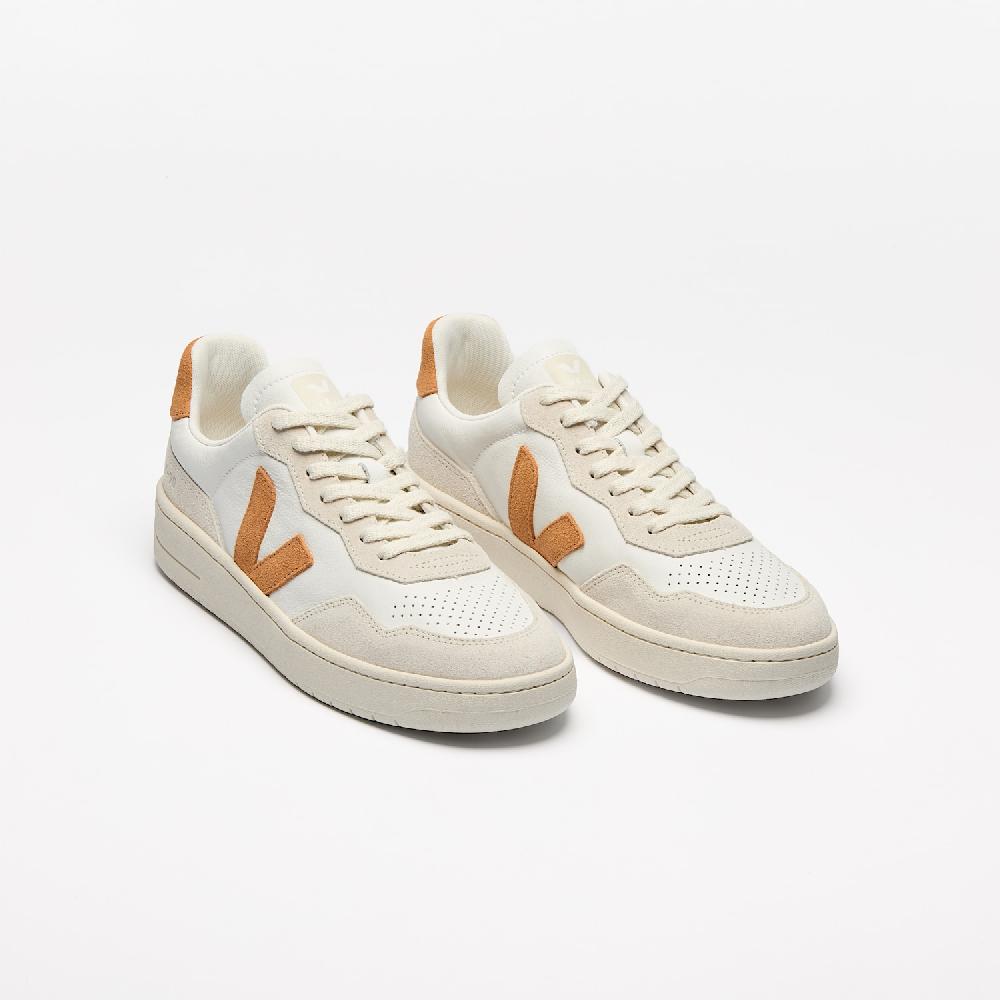 Veja V-90 LEATHER WHITE UMBER