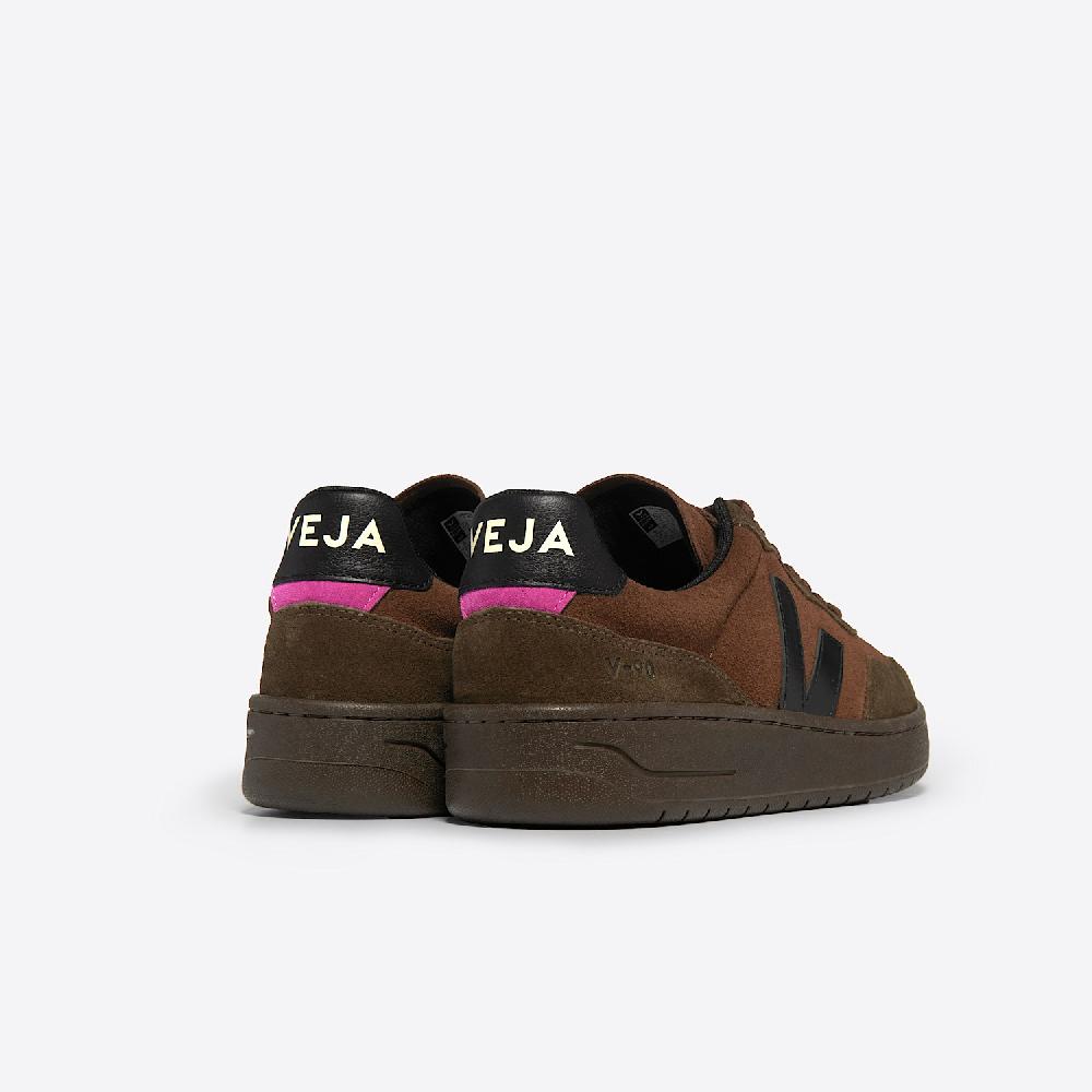 Veja V-90 SUEDE WALNUT BLACK