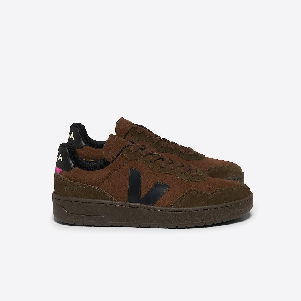veja V-90 SUEDE WALNUT BLACK