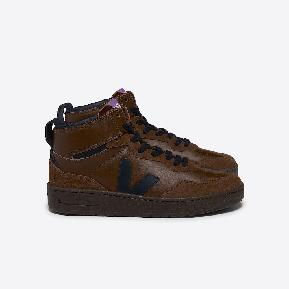 veja V-95 LEATHER WALNUT BLACK