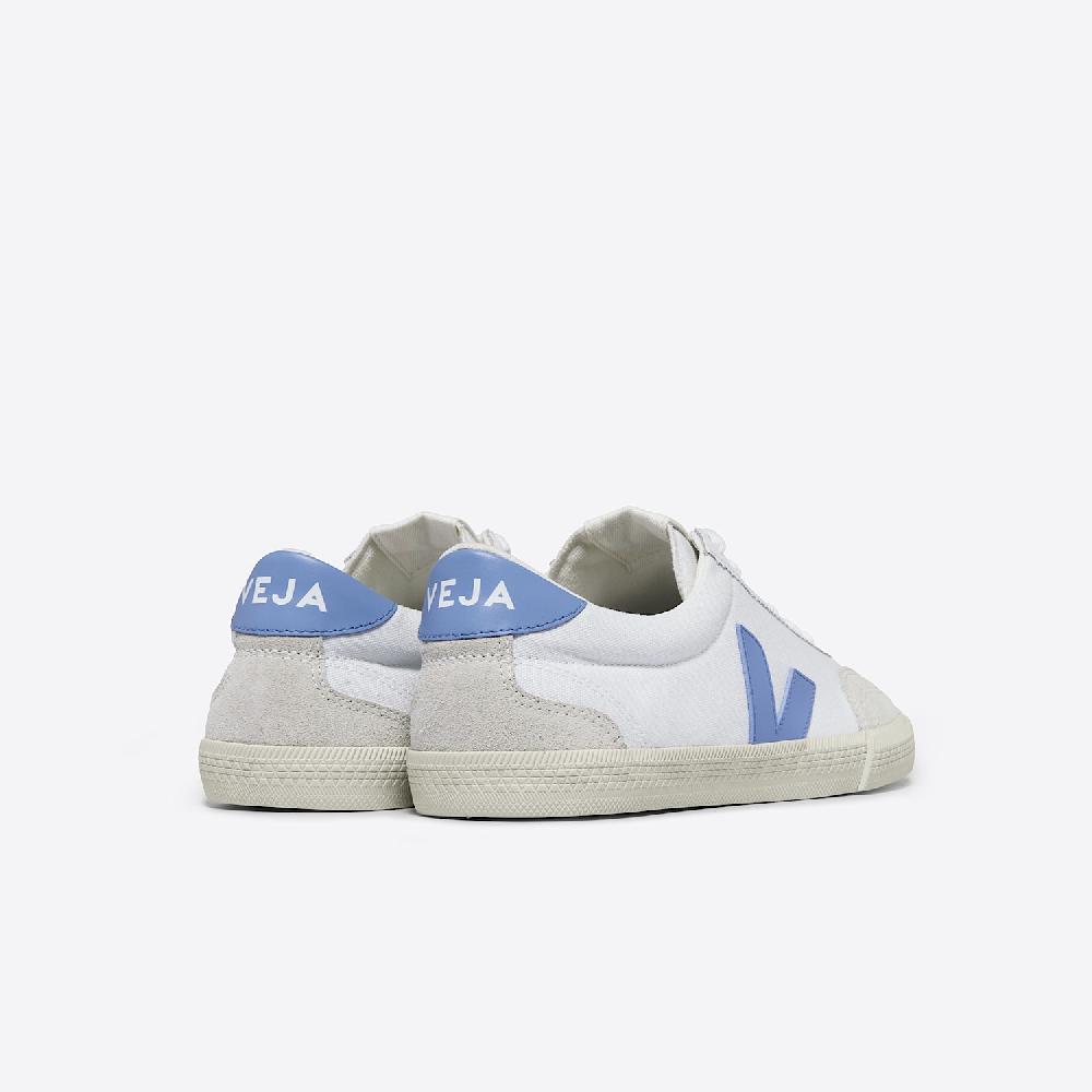 Veja VOLLEY CANVAS WHITE AQUA