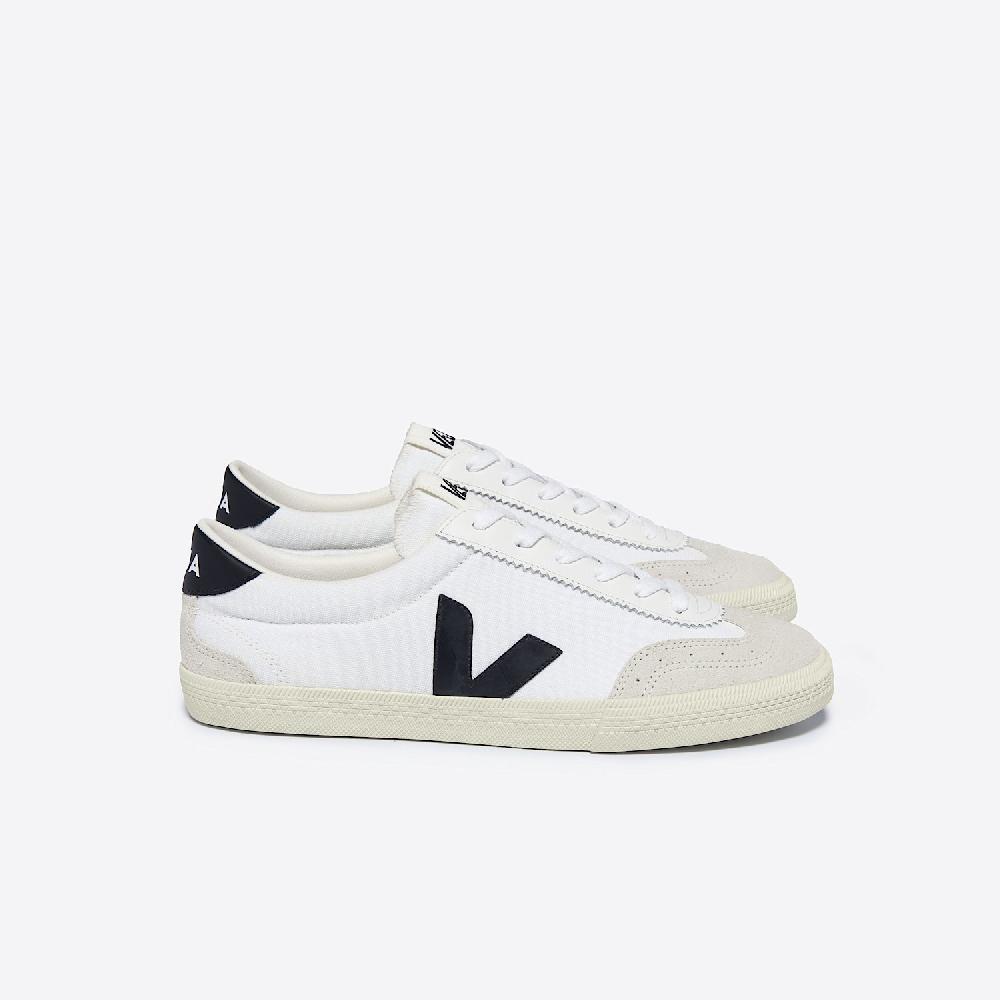 veja VOLLEY CANVAS WHITE BLACK