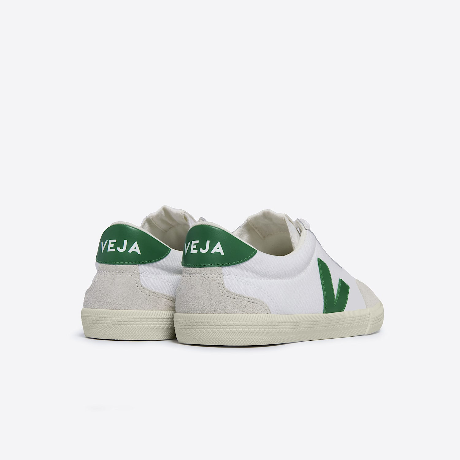 Veja VOLLEY CANVAS WHITE EMERAUDE
