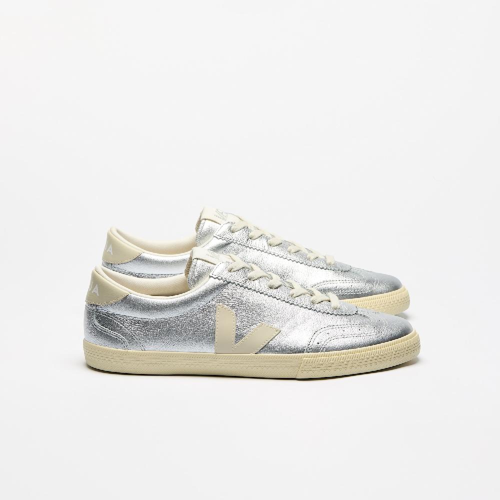 veja VOLLEY LEATHER SILVER PIERRE