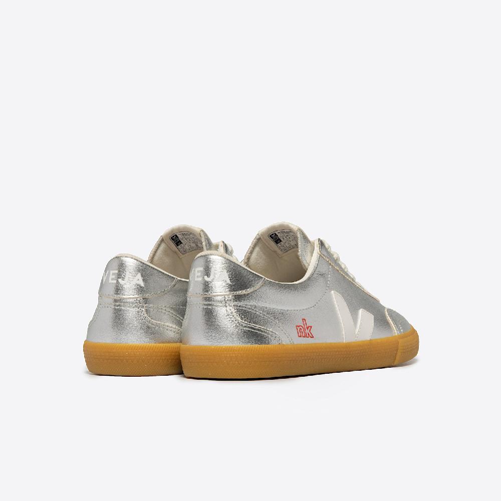 Veja VOLLEY LEATHER VEJA X Nk Store SILVER WHITE