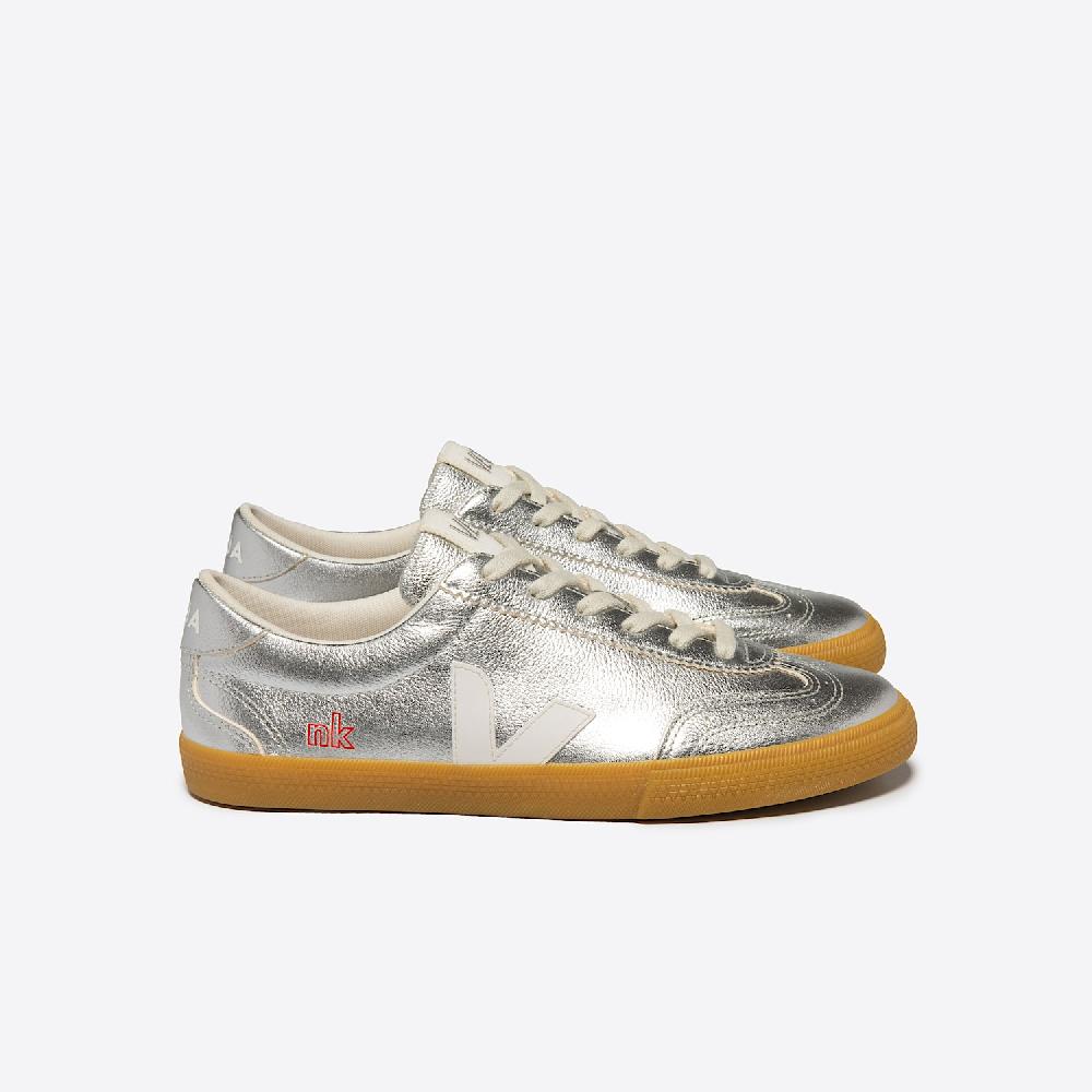 veja VOLLEY LEATHER VEJA X nk store SILVER WHITE
