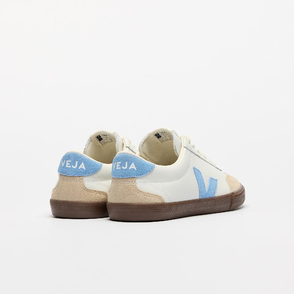 Veja VOLLEY LEATHER WHITE AQUA BARK