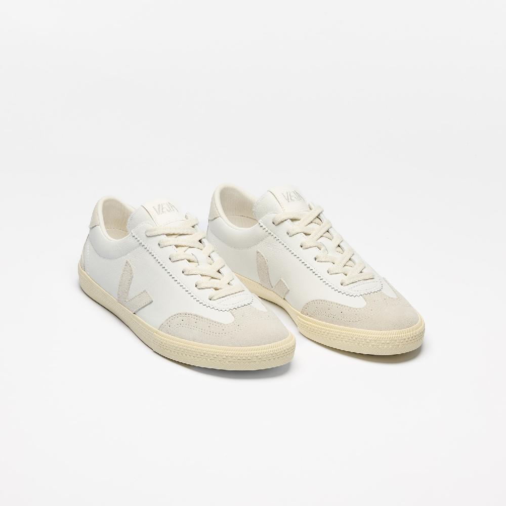 Veja VOLLEY LEATHER WHITE NATURAL