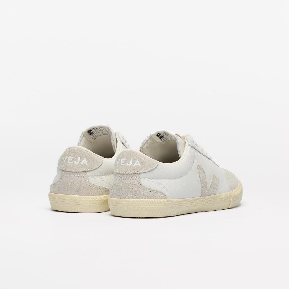 Veja VOLLEY LEATHER WHITE NATURAL