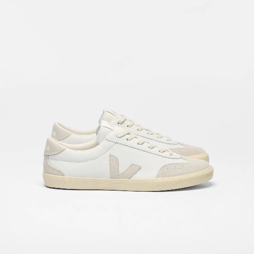 veja VOLLEY LEATHER WHITE NATURAL