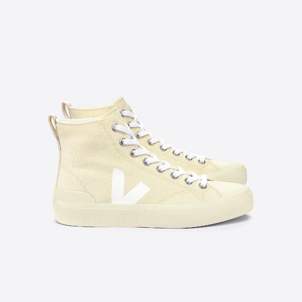 veja WATA II CANVAS BUTTER WHITE BUTTER SOLE