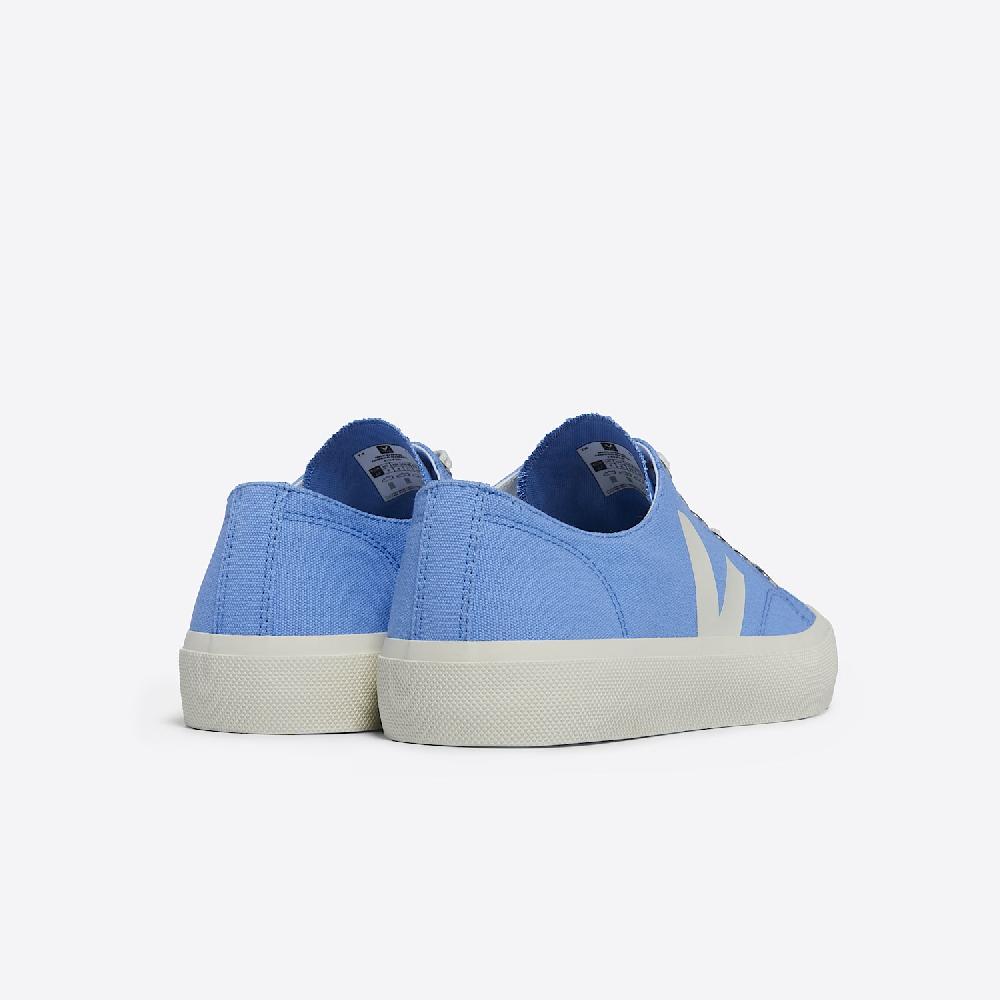 Veja WATA II LOW CANVAS AQUA PIERRE