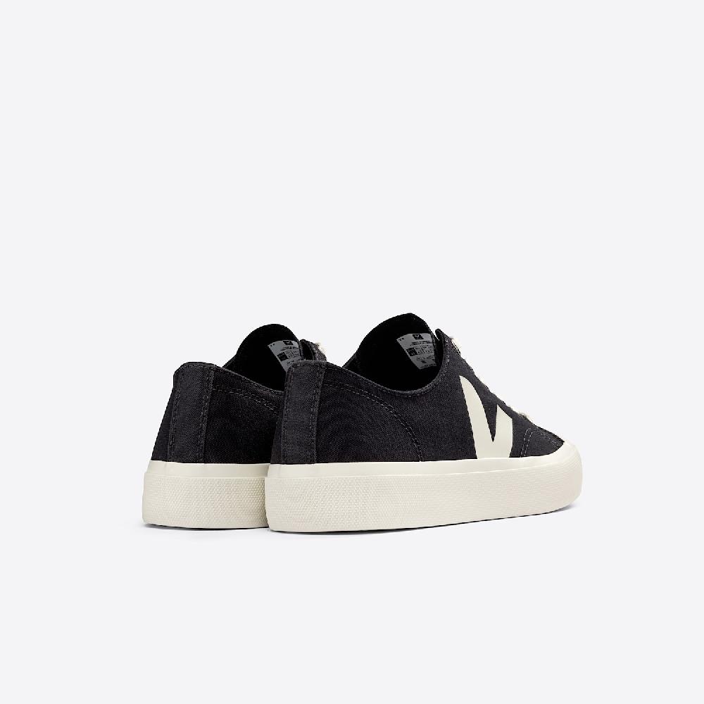 Veja WATA II LOW CANVAS BLACK PIERRE