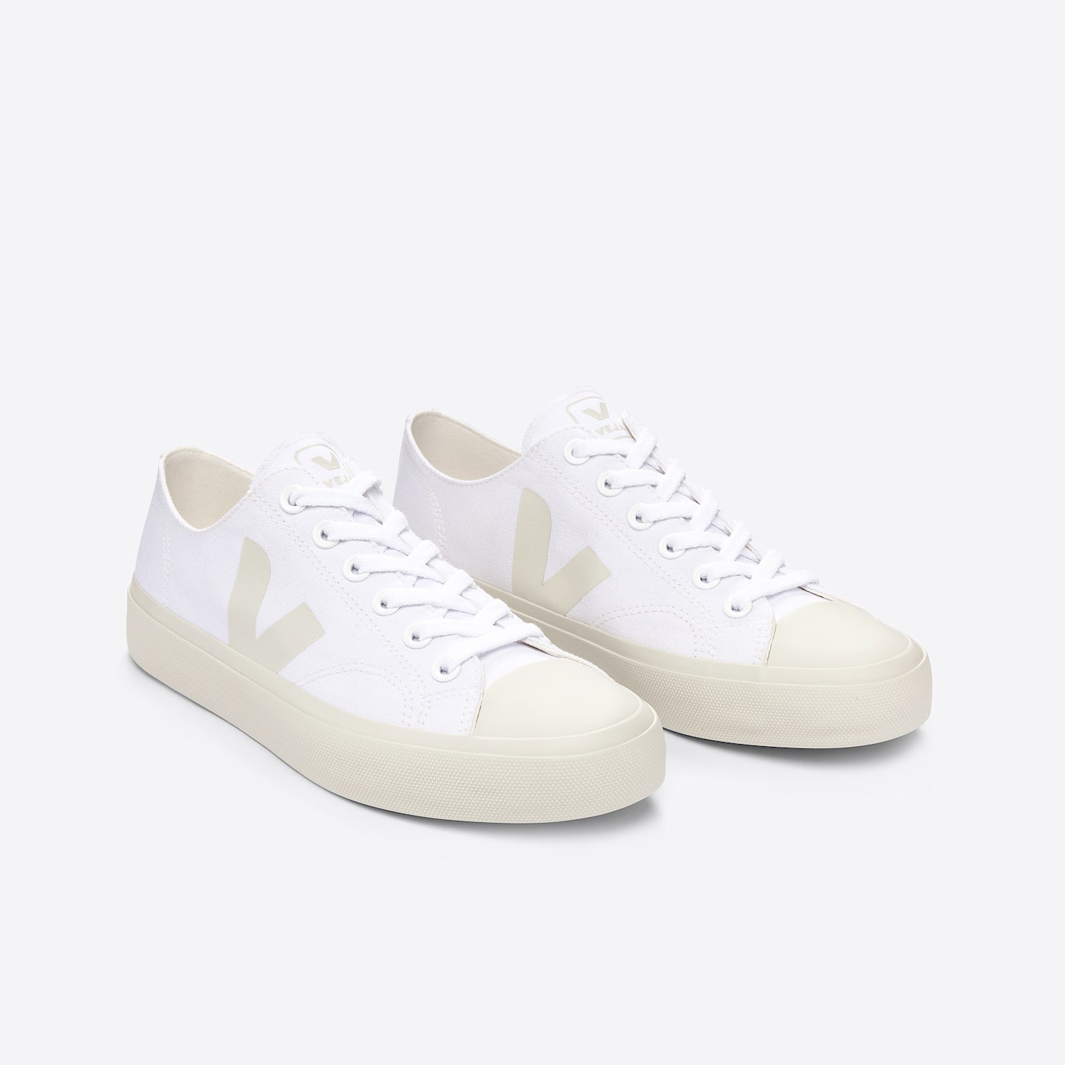 Veja WATA II LOW CANVAS WHITE PIERRE