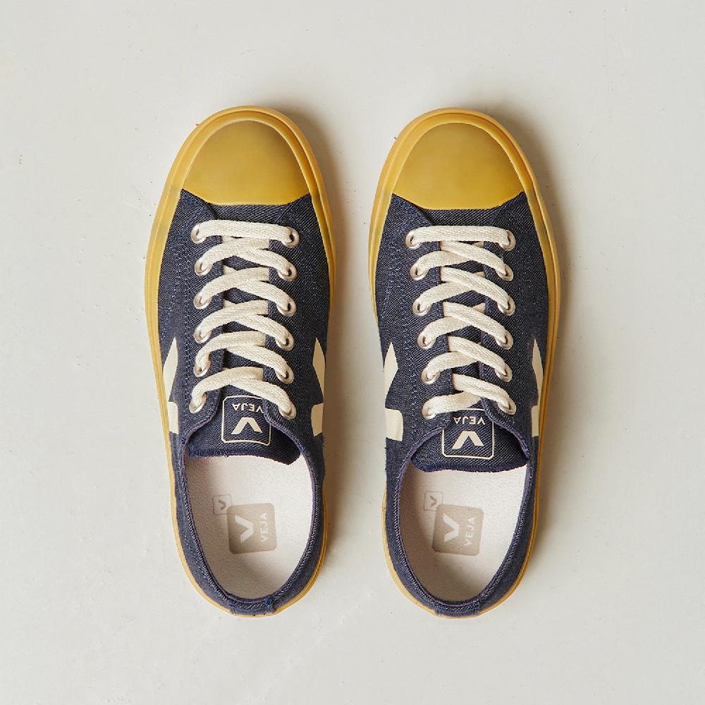 Veja WATA II LOW DENIM BLUE PIERRE NATURAL