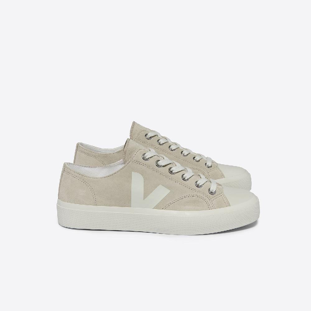 veja WATA II LOW SUEDE ALMOND PIERRE