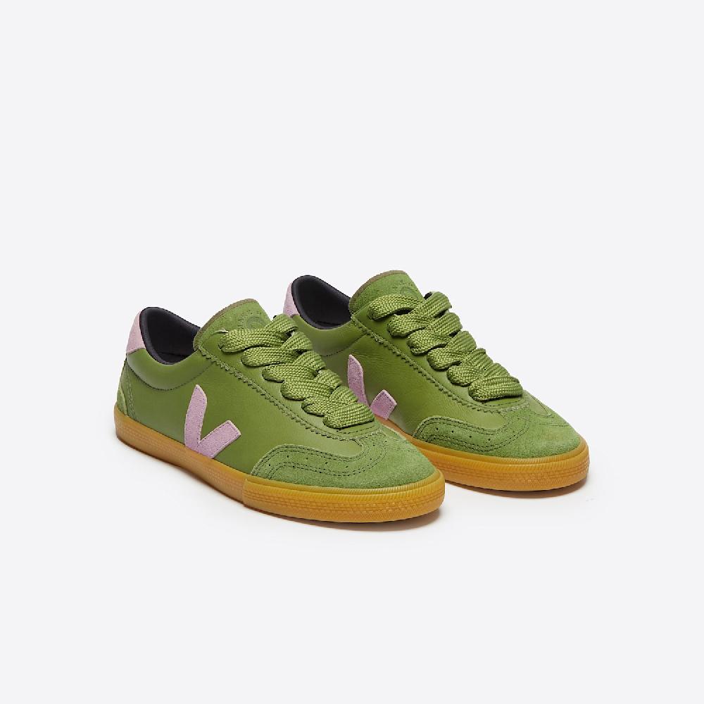 Veja VOLLEY LEATHER VEJA X MAKE MY LEMONADE KIWI ORCHID