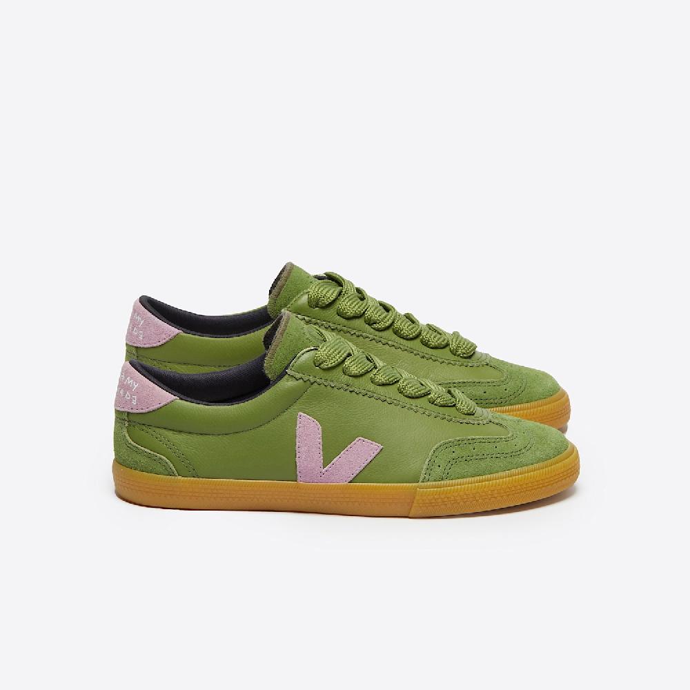 veja VOLLEY LEATHER VEJA X MAKE MY LEMONADE KIWI ORCHID