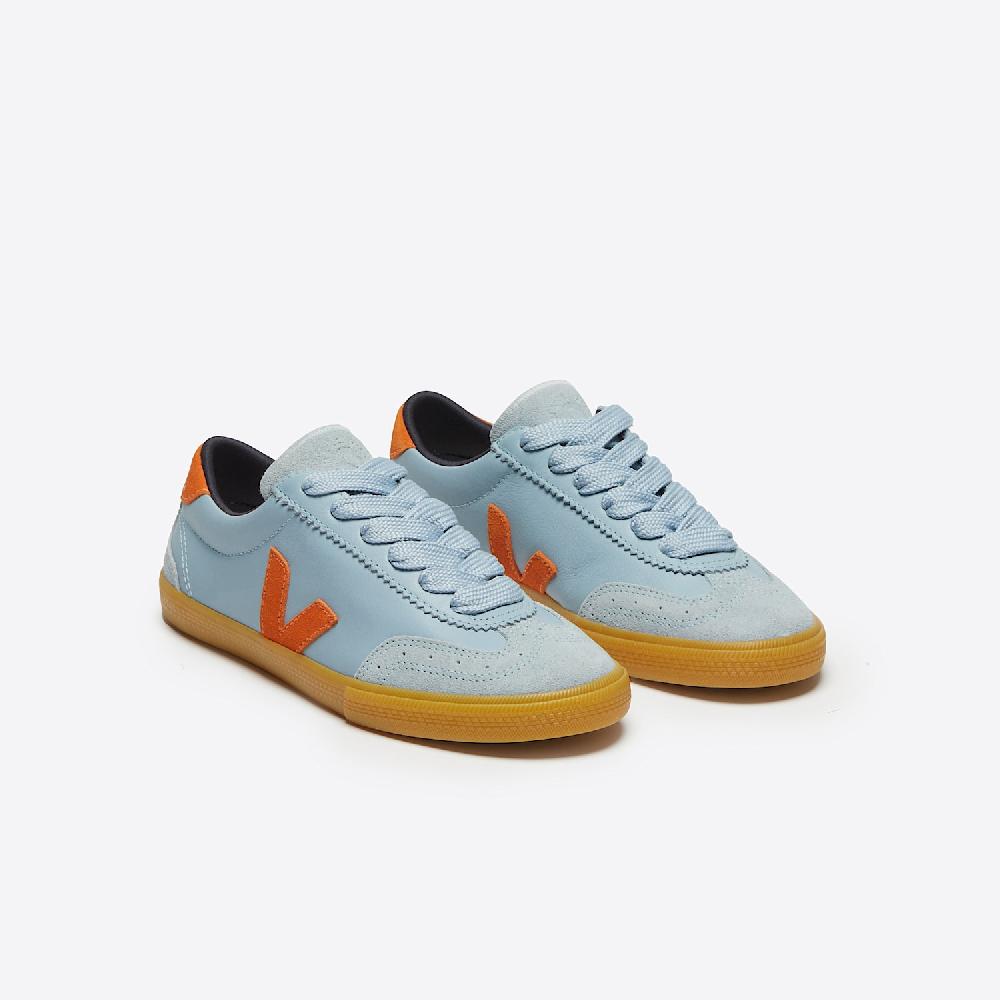 Veja VOLLEY LEATHER VEJA X MAKE MY LEMONADE STEEL PUMPKIN