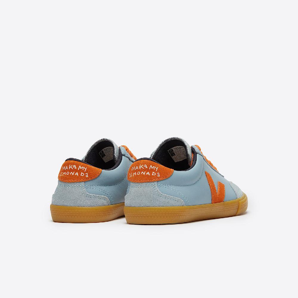 Veja VOLLEY LEATHER VEJA X MAKE MY LEMONADE STEEL PUMPKIN