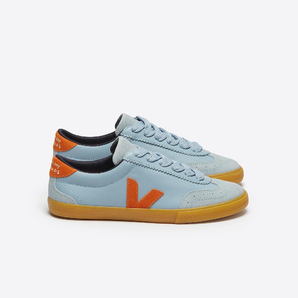 veja VOLLEY LEATHER VEJA X MAKE MY LEMONADE STEEL PUMPKIN