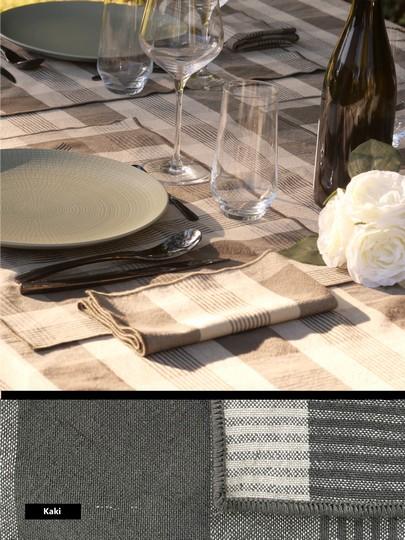 vent du sud serviette de table Kaki